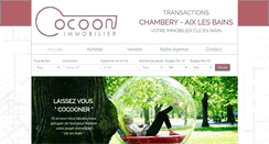 Desktop Screenshot of cocoon-immobilier.fr